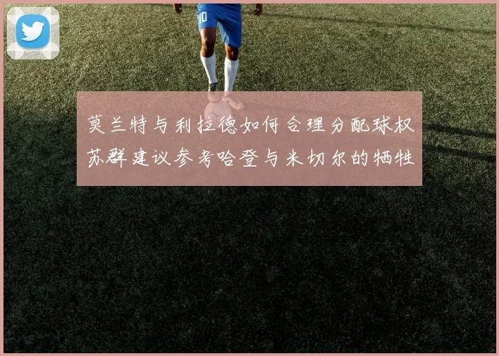 莫兰特与利拉德如何合理分配球权苏群建议参考哈登与米切尔的牺牲精神